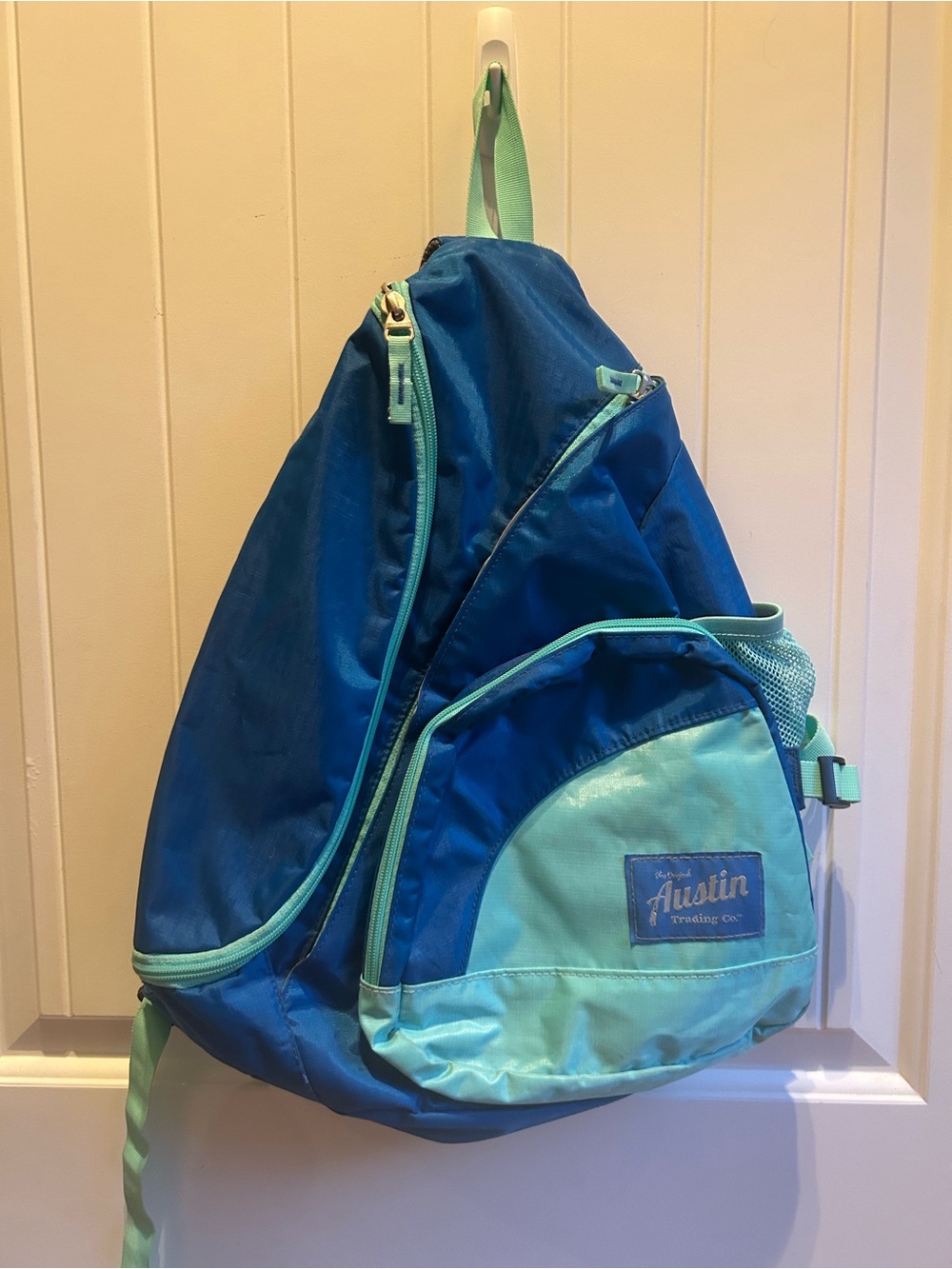Austin Teal & Blue Sling Backpack - Women Bags